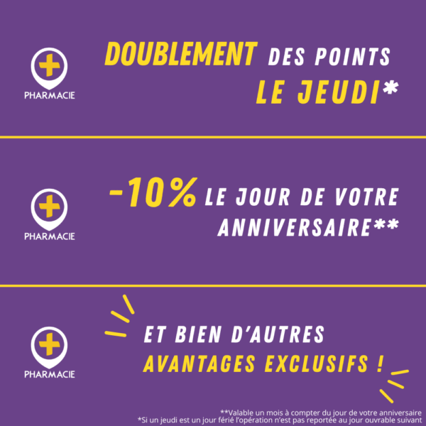 Profitez des avantages